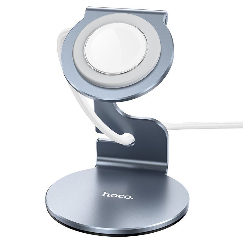 Настільний тримач HOCO HD7 для годинника сiрий