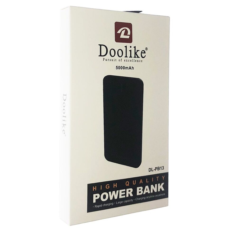 Power Bank Doolike DL-PB13 5000 mAh ЧОРНИЙ