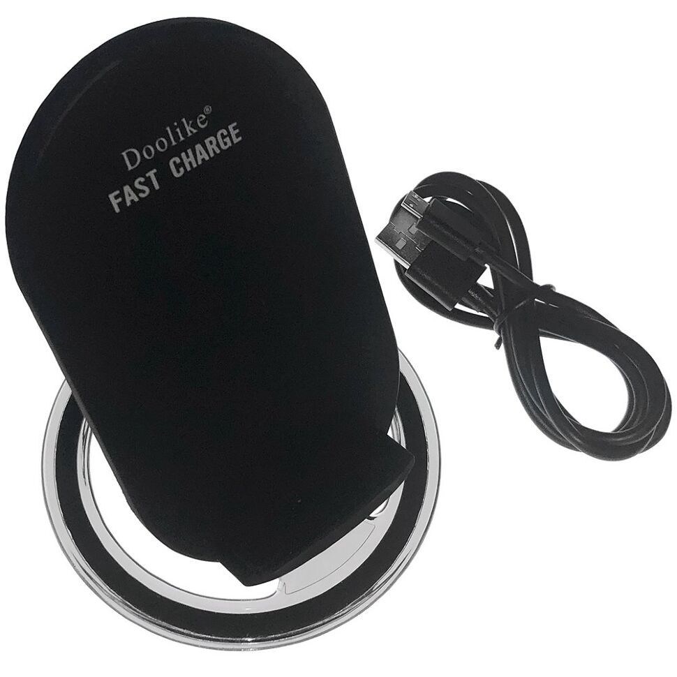 Бездротова настільна підставка Doolike F010 ЧОРНИЙ Бездротова настільна підставка Doolike F010 ЧОРНИЙ