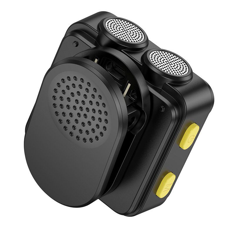 Бездротовий петличний мікрофон HOCO L17 Dual-mic magnetic lavalier Lightning / TYPE-C