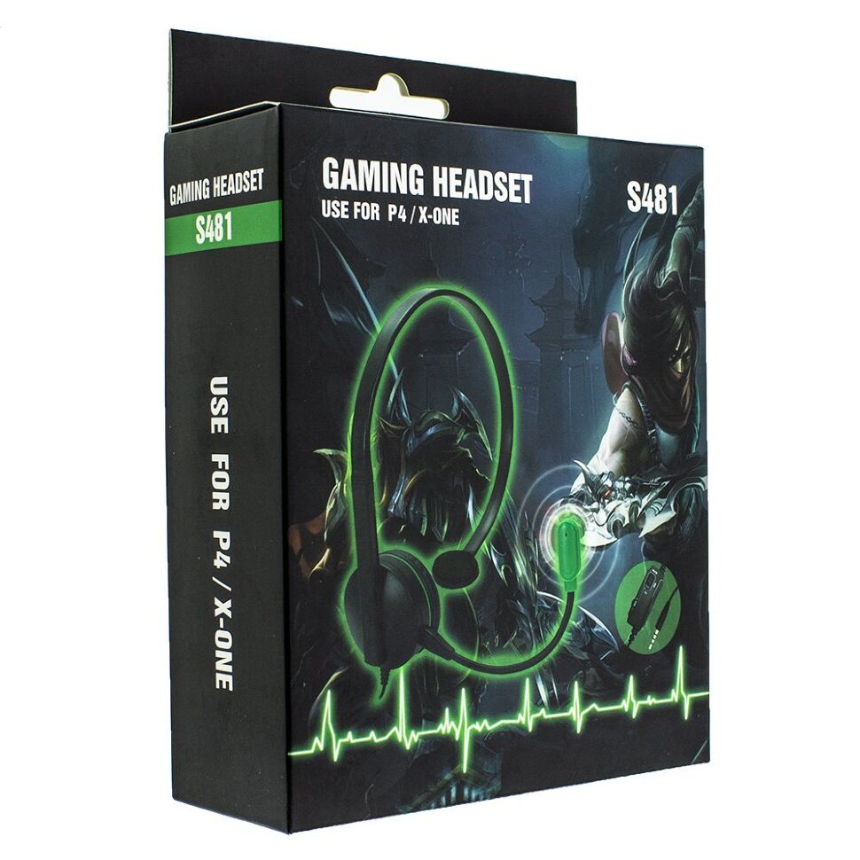 Ігрова гарнітура для комп'ютера S 481 на 1 вухо
