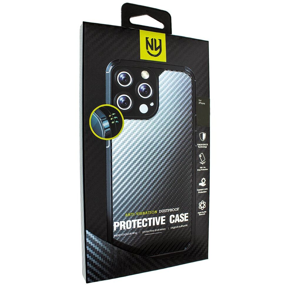 Силіконова протиударна карбонова накладка APPLE IPHONE 13 PRO 6,1" Силіконова протиударна карбонова накладка APPLE IPHONE 13 PRO 6,1"