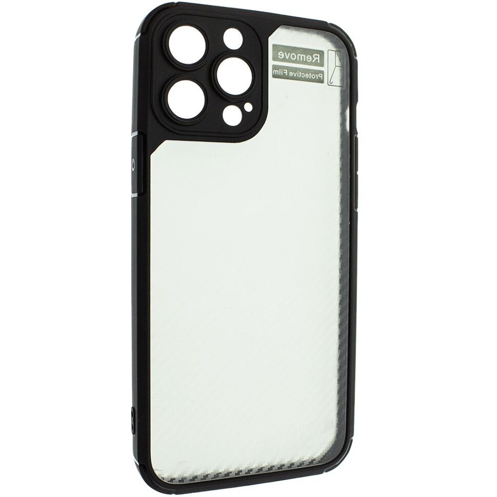 Силіконова протиударна карбонова накладка APPLE IPHONE 13 PRO 6,1" Силіконова протиударна карбонова накладка APPLE IPHONE 13 PRO 6,1"