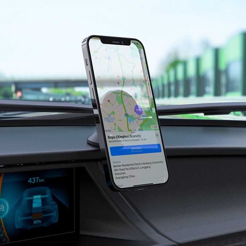 Автомобільний тримач HOCO CA79 магнітний, чорний Автомобільний тримач HOCO CA79 магнітний, чорний