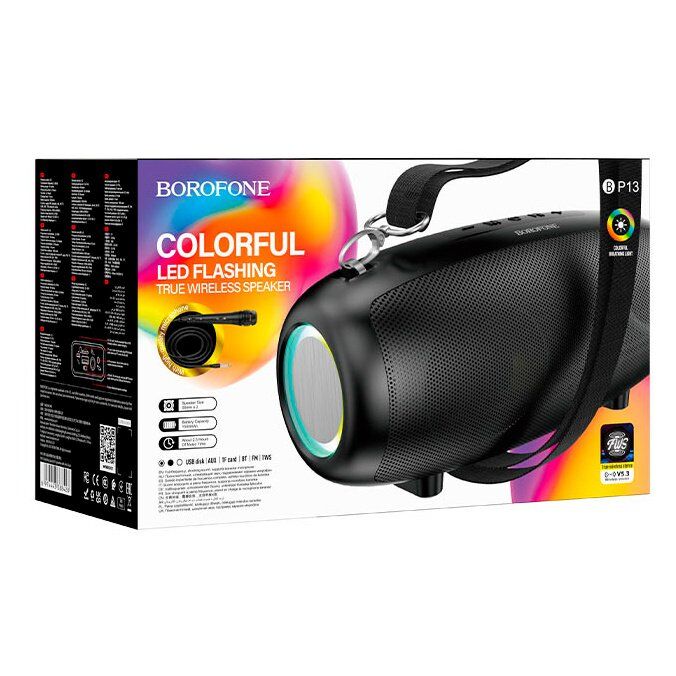 Колонка бездротова Borofone BP13, чорний Колонка бездротова Borofone BP13, чорний