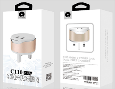 Мережевий зарядний пристрій WUW C110 2.4A 2USB Мережевий зарядний пристрій WUW C110 2.4A 2USB