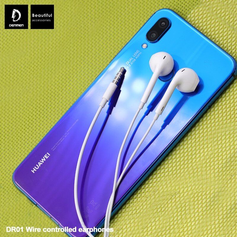 Дротова гарнітура DENMEN DR01 БІЛИЙ Дротова гарнітура DENMEN DR01 БІЛИЙ