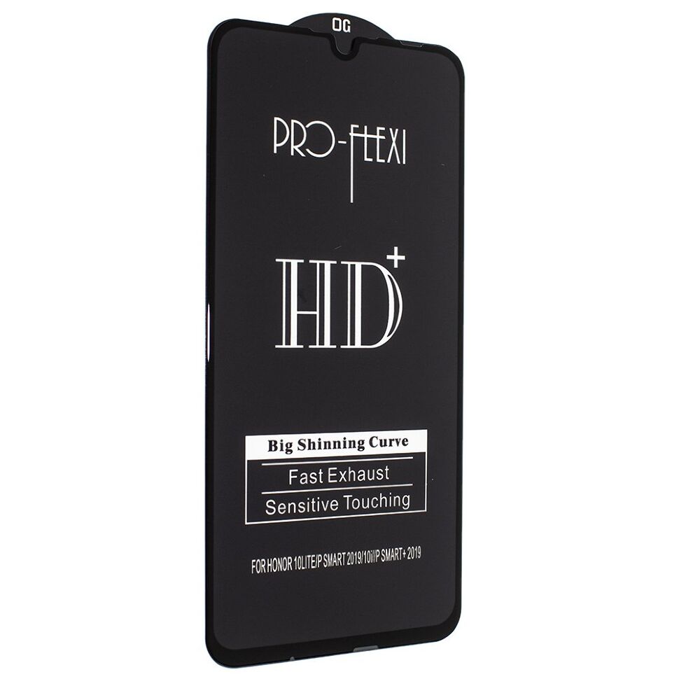 Захисне скло PRO-FLEXI HD+ HONOR 10 LITE | P SMART 2019 | 10i | Psmart PLUS 2019 ЧОРНИЙ Захисне скло PRO-FLEXI HD+ HONOR 10 LITE | P SMART 2019 | 10i | Psmart PLUS 2019 ЧОРНИЙ