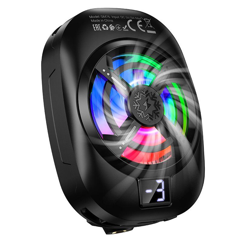 Куллер для телефона Hoco GM76 (черный)