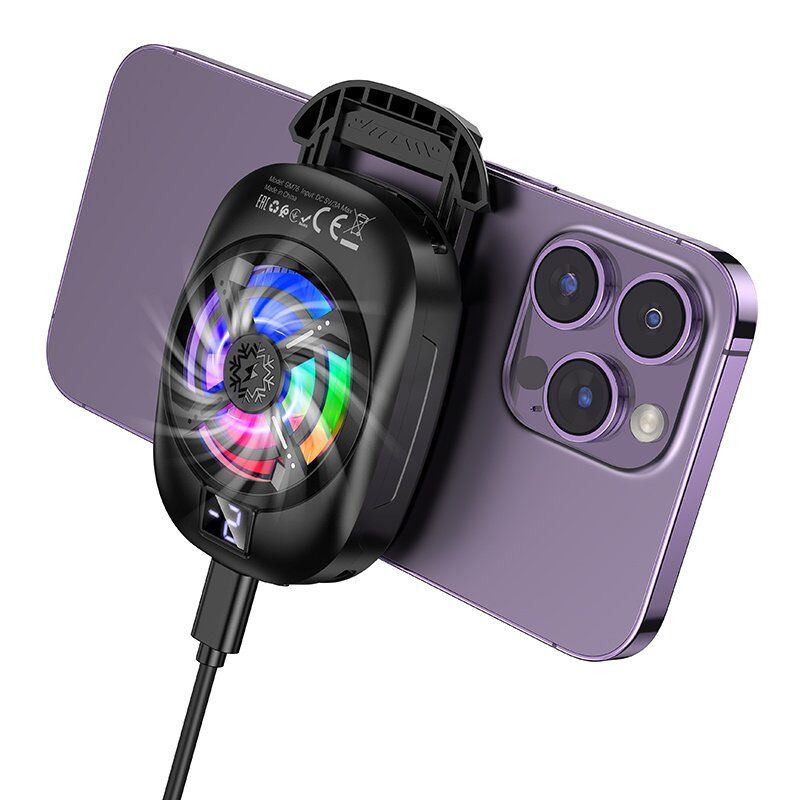 Куллер для телефона Hoco GM76 (черный)