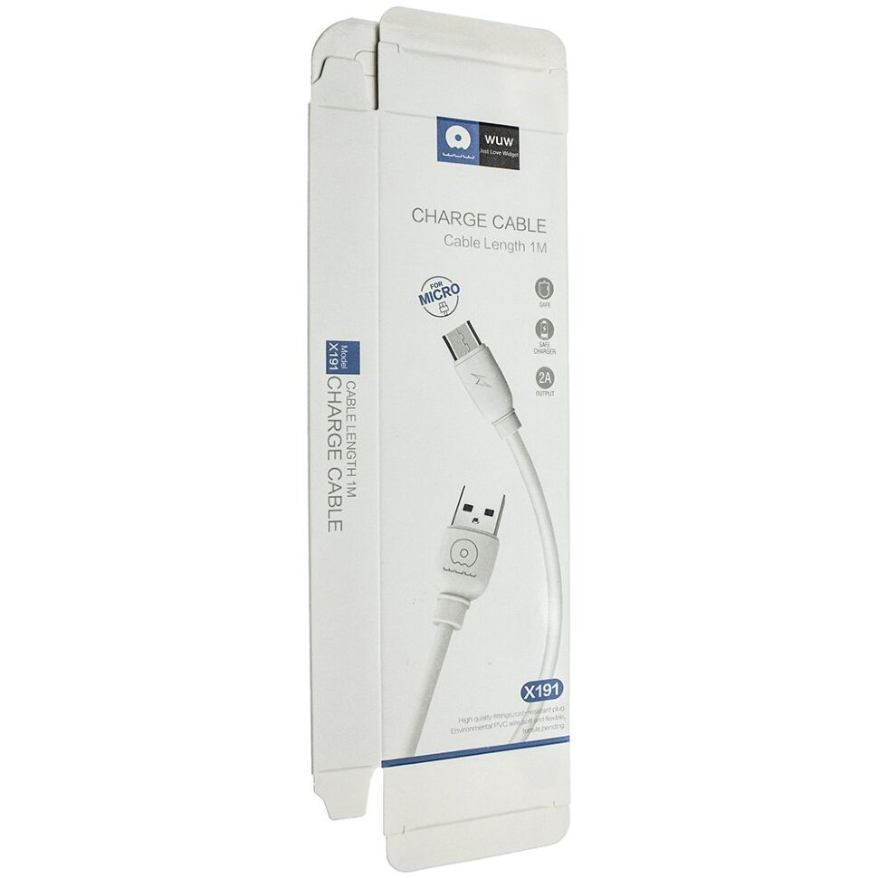 Упаковка для USB кабеля X191 MICRO Упаковка для USB кабеля X191 MICRO