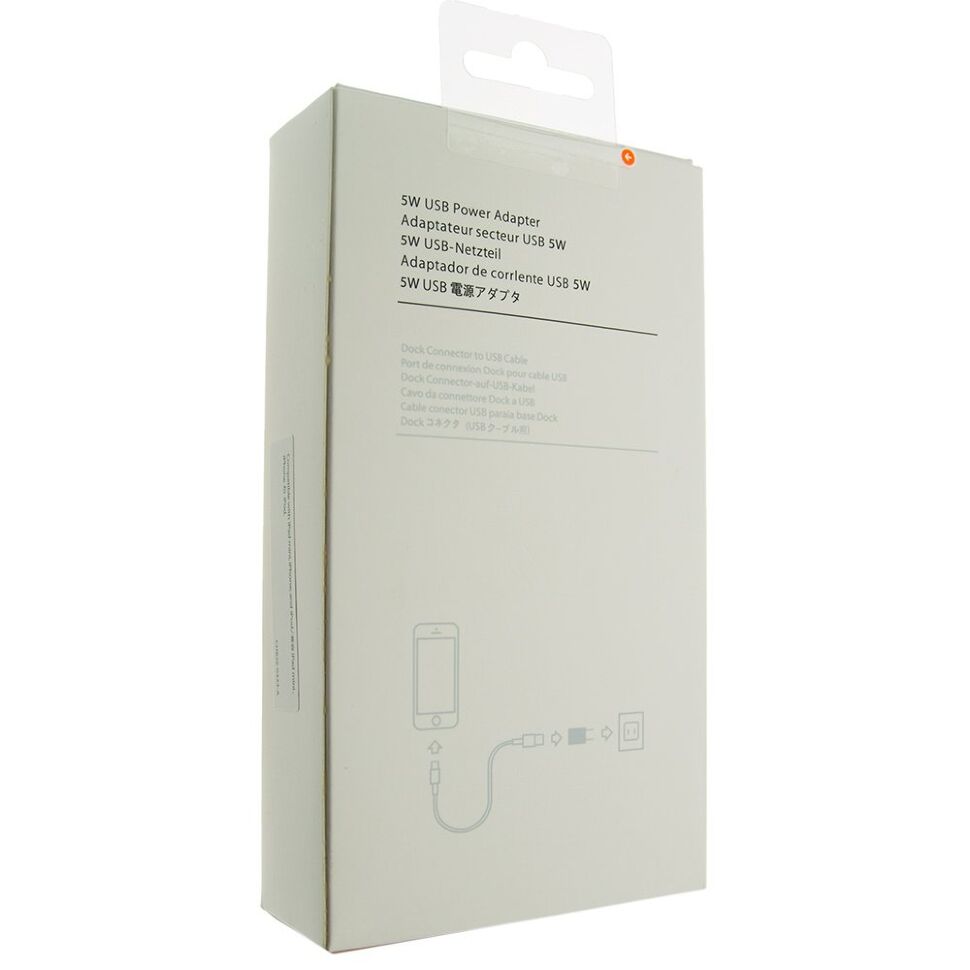 USB POWER ADAPTER APPLE A1513 + USB LIGHTNING 1A (MD814CH/A) В УПАКОВЦІ USB POWER ADAPTER APPLE A1513 + USB LIGHTNING 1A (MD814CH/A) В УПАКОВЦІ