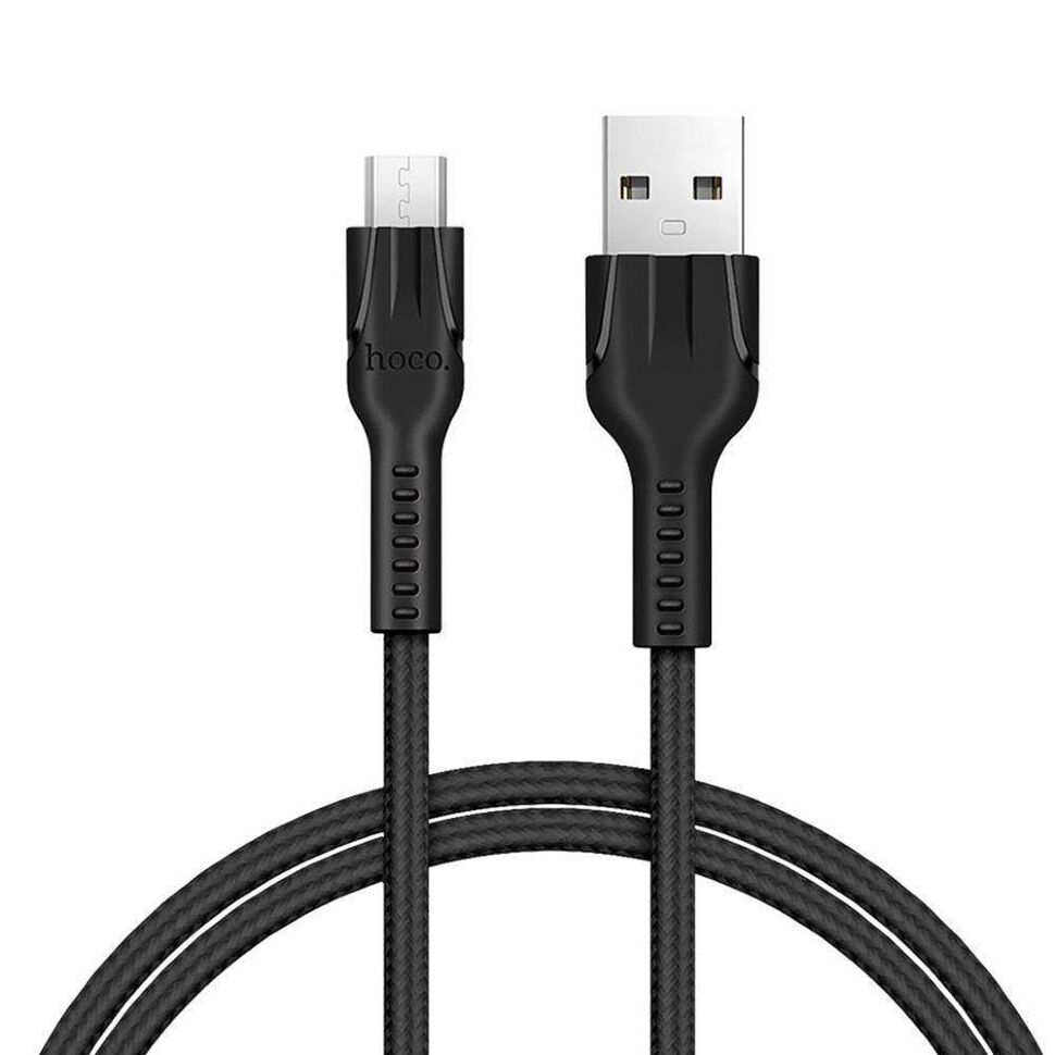 USB кабель HOCO U31 USB - micro USB 1м ЧОРНИЙ USB кабель HOCO U31 USB - micro USB 1м ЧОРНИЙ