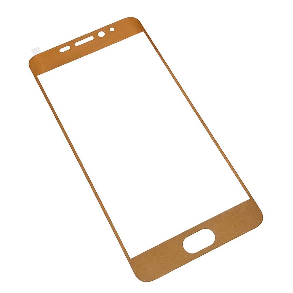 Скло FULL SCREEN MEIZU M5 Note ЗОЛОТИЙ