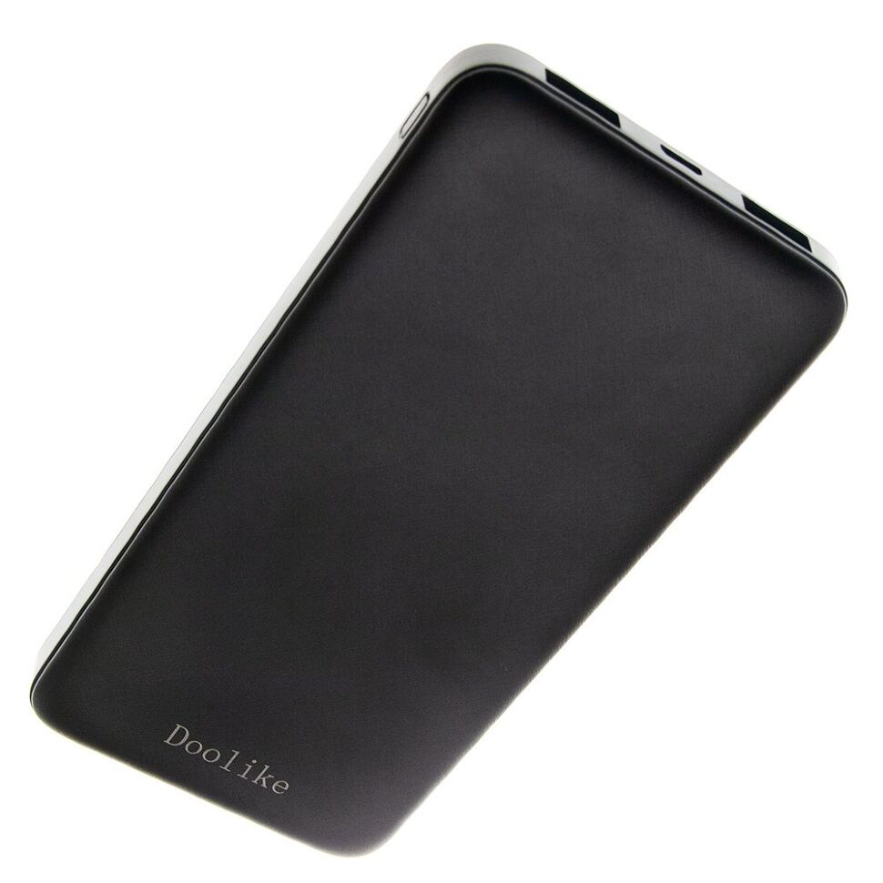 Power Bank Doolike DL-PBx2 10000 mAh ЧОРНИЙ