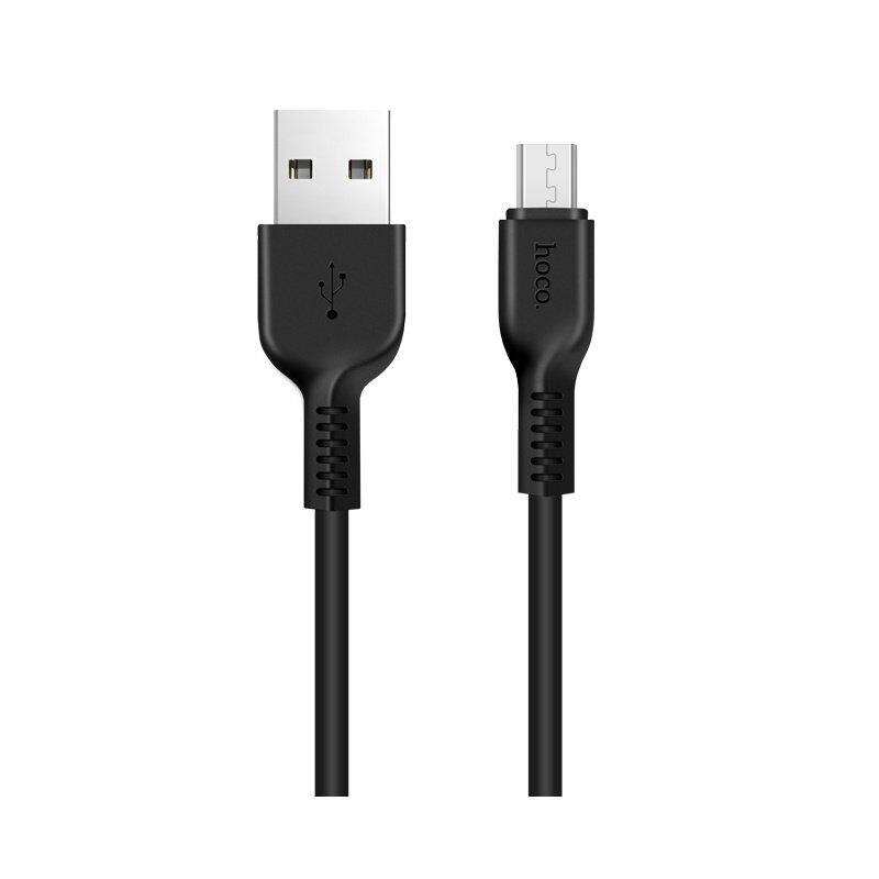 USB кабель HOCO X20 USB - micro USB 2.4A 3 метри, чорний