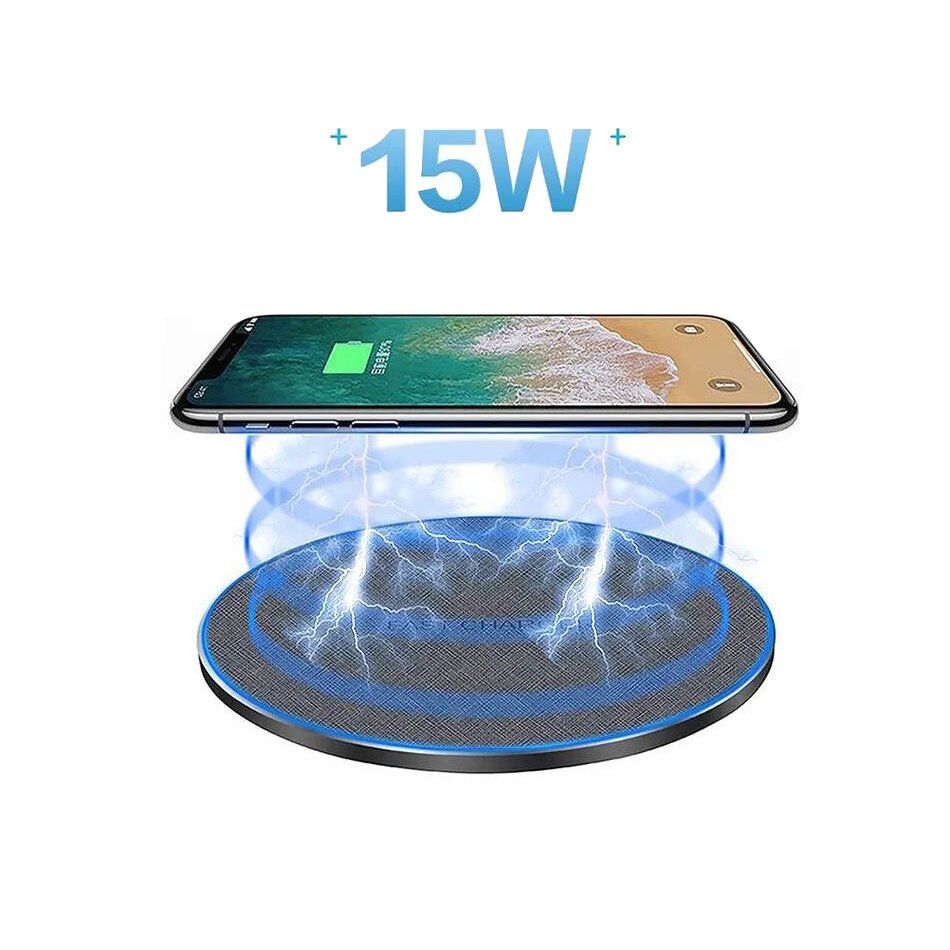 Бездротова настільна підставка WUW W24 TYPE-C 15W (42) Бездротова настільна підставка WUW W24 TYPE-C 15W (42)