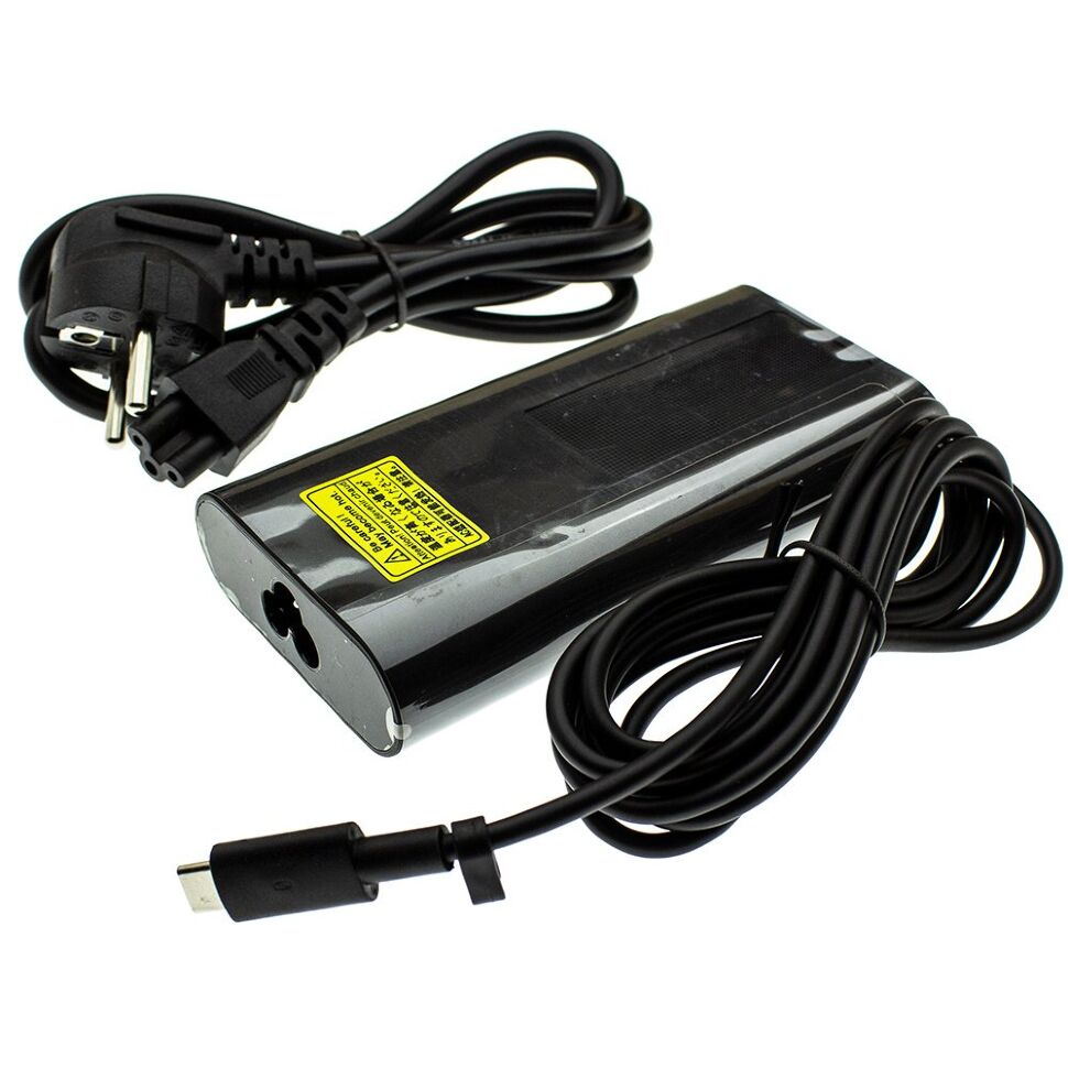Блок живлення для ноутбука DELL 90W Type-C 5V-20V, 3A-4.5A Блок живлення для ноутбука DELL 90W Type-C 5V-20V, 3A-4.5A
