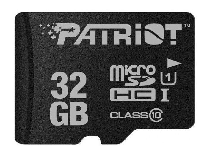 Карта пам'яті micro 32GB Patriot LX Series SDHC (UHS-1) class 10 Карта пам'яті micro 32GB Patriot LX Series SDHC (UHS-1) class 10