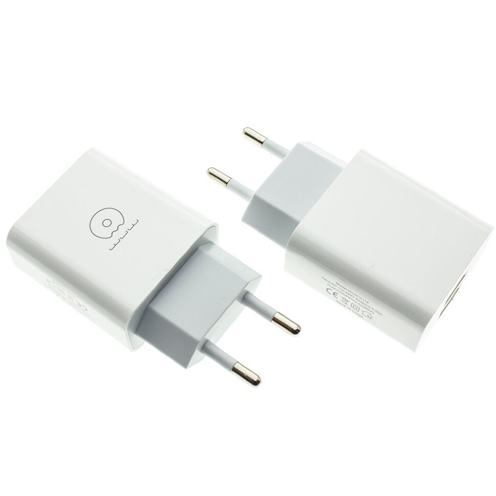 Мережевий зарядний пристрій WUW C118 2USB 2.4A (2 МЗП в упаковці) (40) Мережевий зарядний пристрій WUW C118 2USB 2.4A (2 МЗП в упаковці) (40)