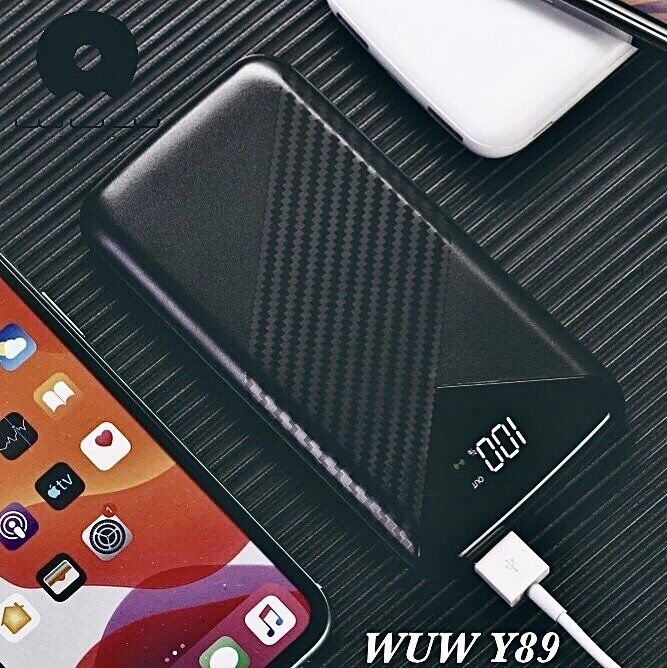 Power Bank WUW Y89 10000 mAh ЧОРНИЙ бездротова зарядка на магнітах Power Bank WUW Y89 10000 mAh ЧОРНИЙ бездротова зарядка на магнітах