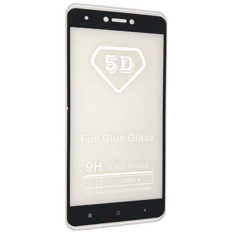 Скло 5D FULL GLUE TRIPLEX XIAOMI Redmi Note 4 ЧОРНИЙ тех. пак.