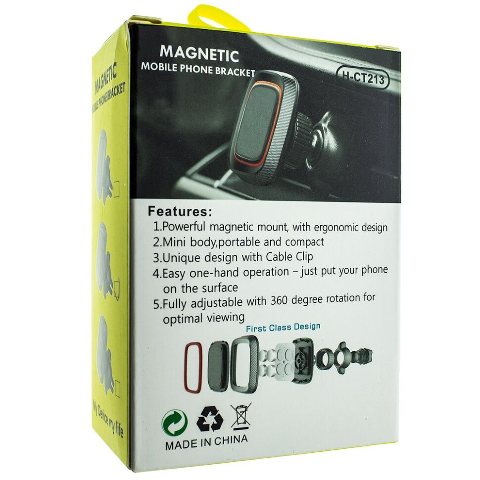 Holder H-CT213 чорний магніт