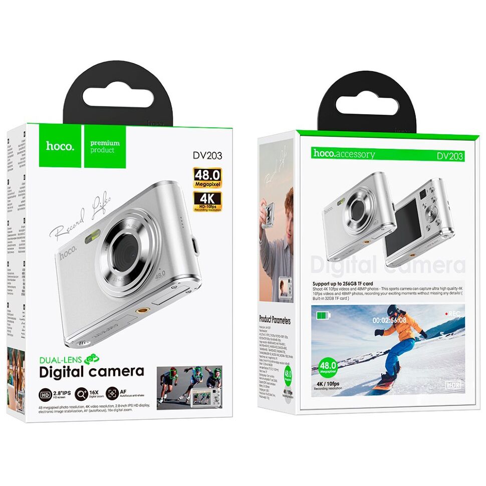 Фотоаппарат Hoco DV203 (белый)