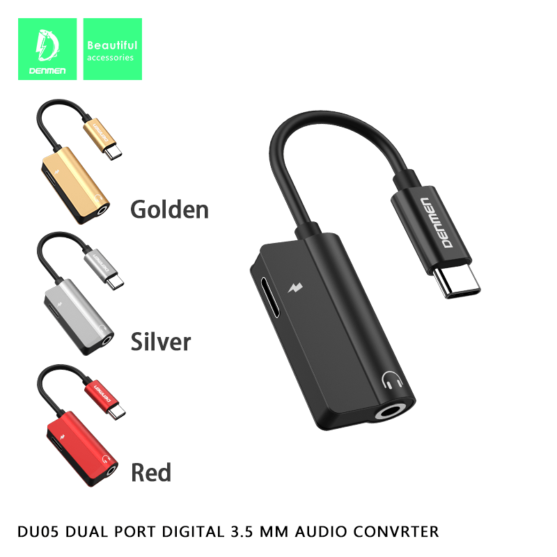 AUX ПЕРЕХІДНИК Denmen DU05 Type-C - jack 3.5 мм + ЗАРЯДКА FOR ANDROID / MAC AUX ПЕРЕХІДНИК Denmen DU05 Type-C - jack 3.5 мм + ЗАРЯДКА FOR ANDROID / MAC
