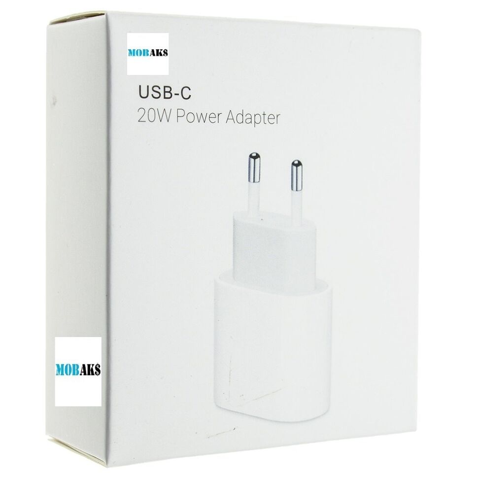 УПАКОВКА ДЛЯ АДАПТЕРА USB-C 20W POWER ADAPTER MODEL A2347 PD MHJE3ZM/A З ЛОГО