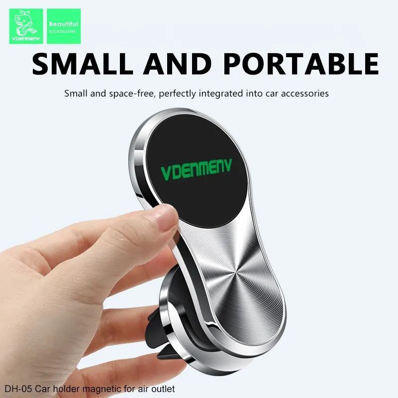 Автомобільний тримач Denmen DH05 магнітний ЧОРНИЙ