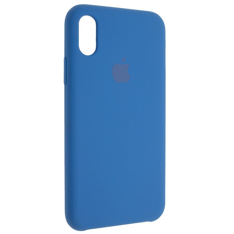 Задня накладка Silicone Case APPLE IPHONE XS MAX, відкритий низ Задня накладка Silicone Case APPLE IPHONE XS MAX, відкритий низ