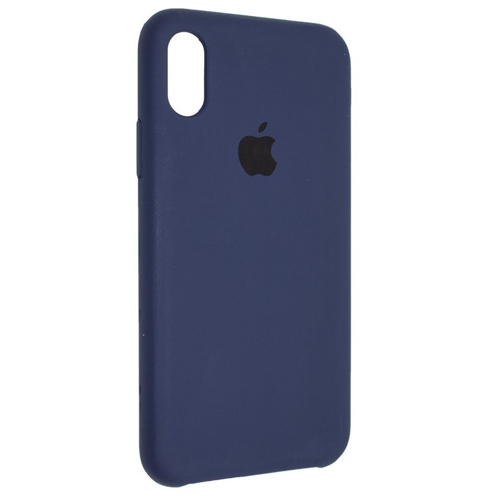 Задня накладка Silicone Case APPLE IPHONE XS MAX, відкритий низ Задня накладка Silicone Case APPLE IPHONE XS MAX, відкритий низ