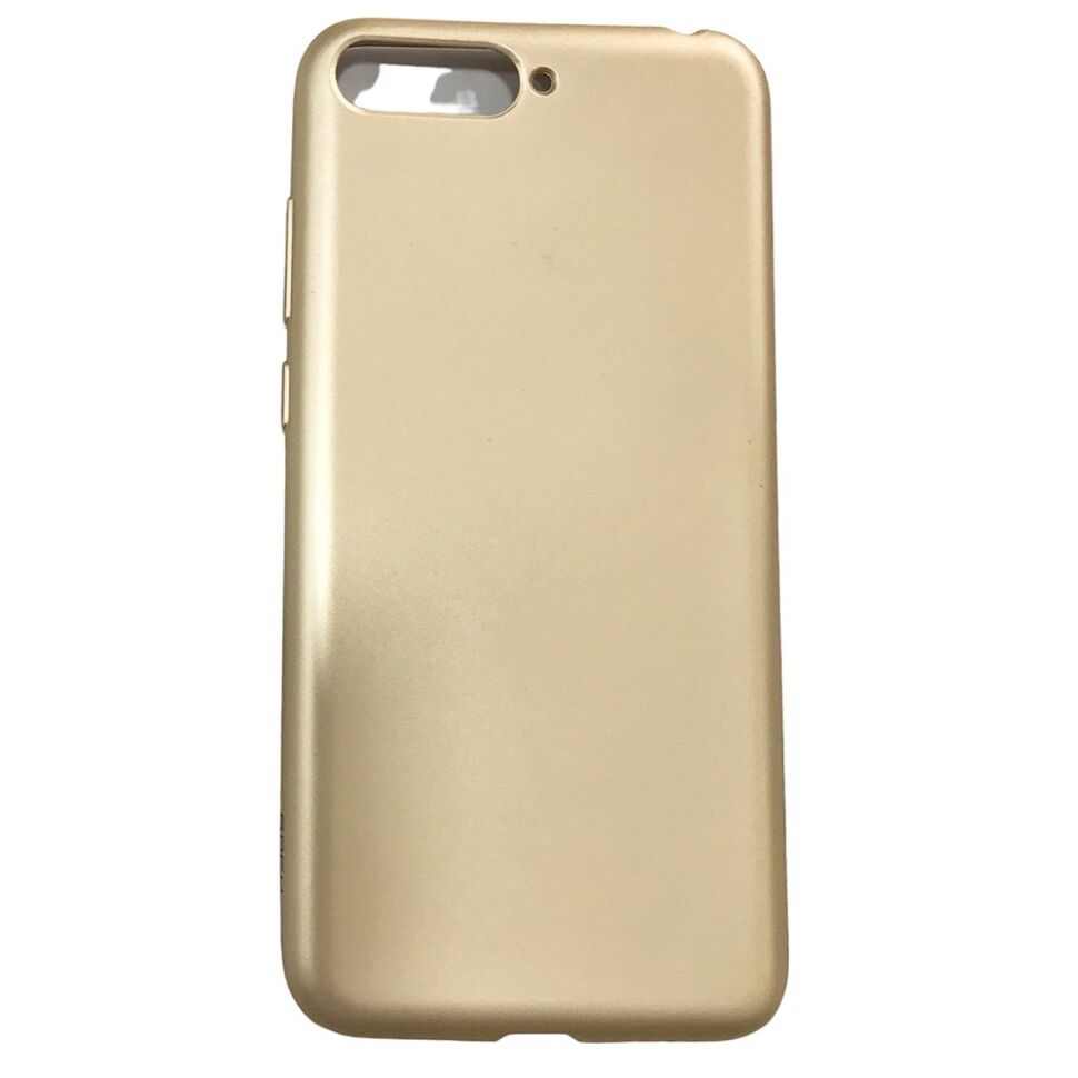 Матова силіконова накладка ROCK HUAWEI Y6 2018 (золотий) Матова силіконова накладка ROCK HUAWEI Y6 2018 (золотий)