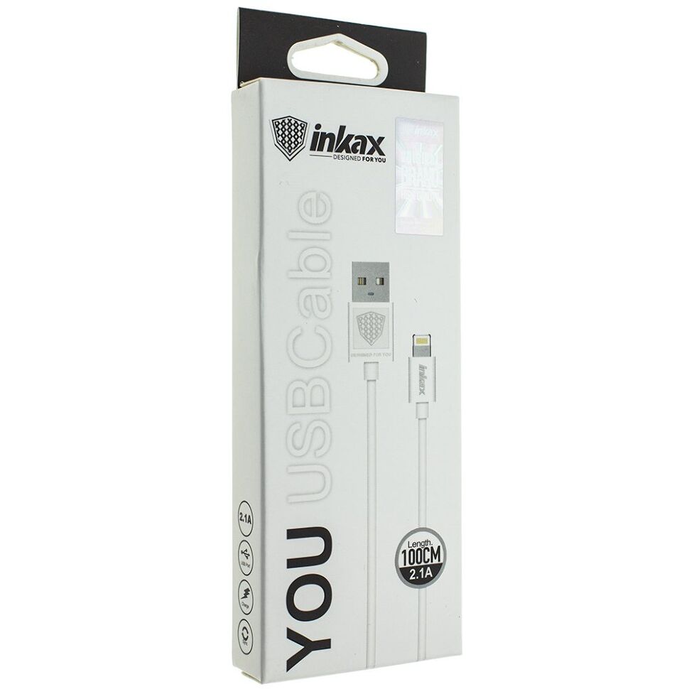 Кабель USB INKAX CK-01 2.1A USB - Lightning 1 метр
