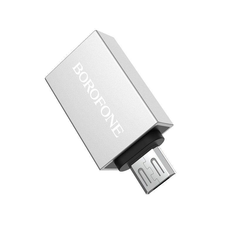 Перехідник BOROFONE BV2 OTG з USB мама на USB Micro папа USB 3.0 5G MAX Перехідник BOROFONE BV2 OTG з USB мама на USB Micro папа USB 3.0 5G MAX
