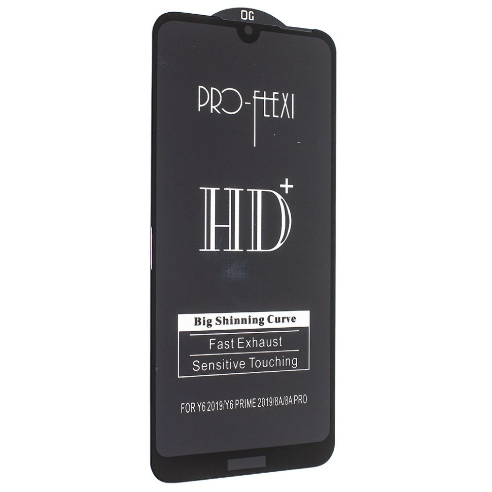 Захисне скло PRO-FLEXI HD+ HUAWEI Y6S | Y6 2019 ЧОРНИЙ