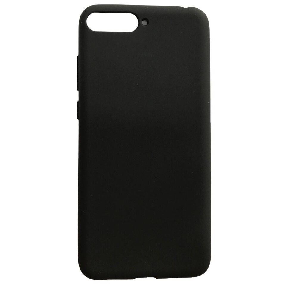 Матова силіконова накладка ROCK HUAWEI Y6 2018 (чорний) Матова силіконова накладка ROCK HUAWEI Y6 2018 (чорний)