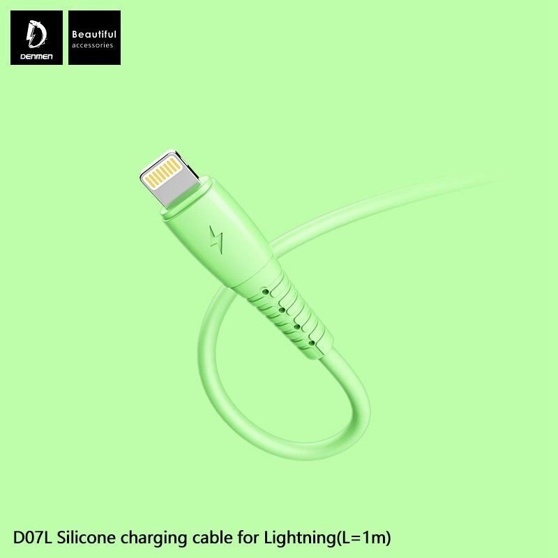 Кабель USB Denmen D07L USB - Lightning (2.4A)