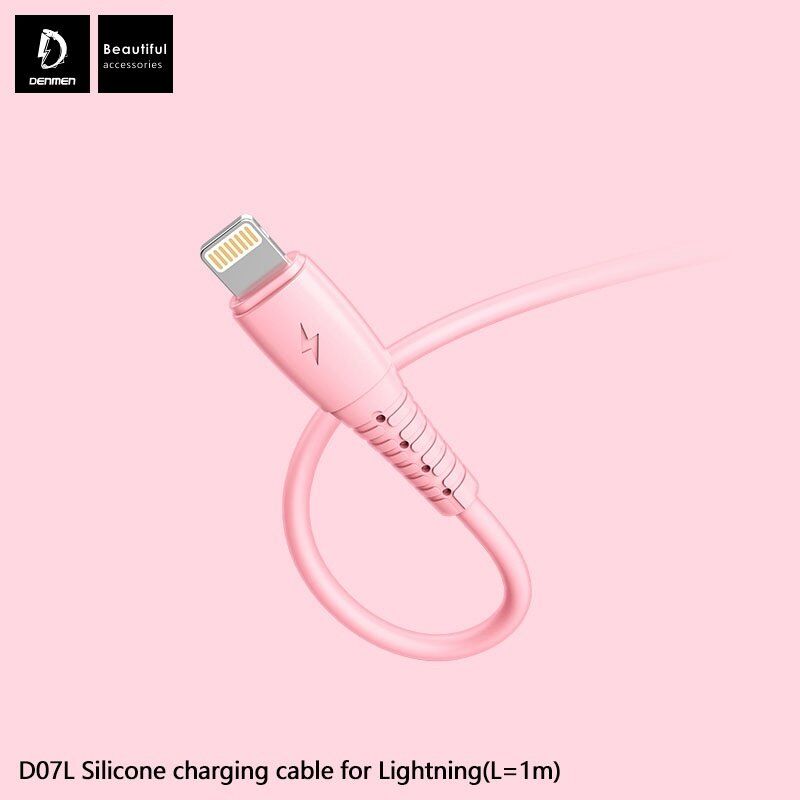 Кабель USB Denmen D07L USB - Lightning (2.4A)