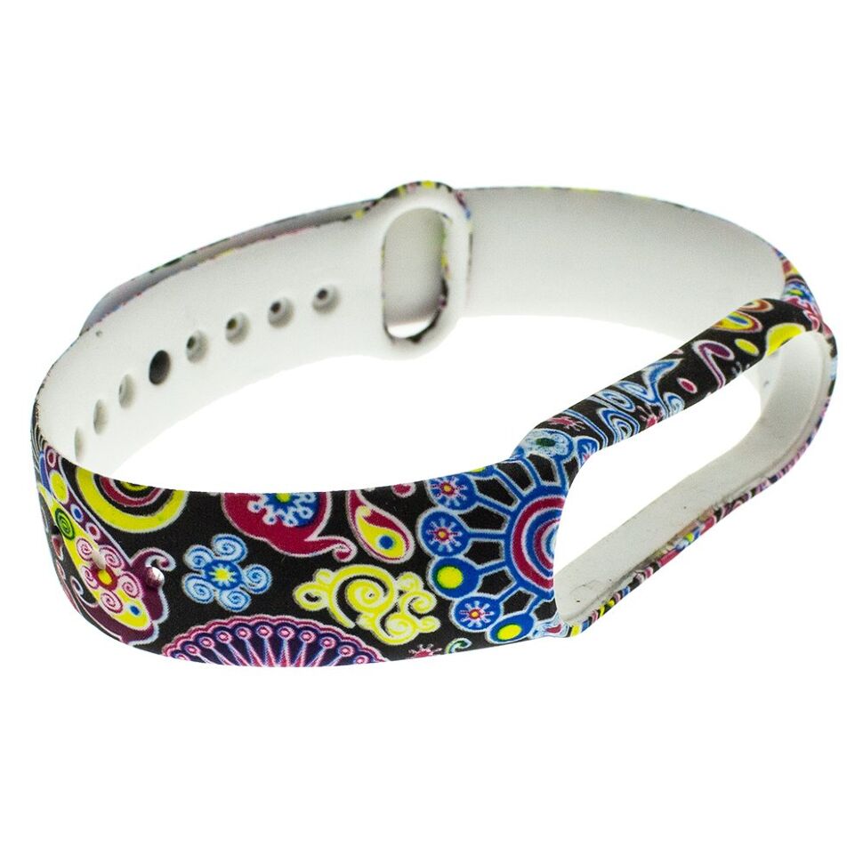 Ремінець для годинника XIAOMI MI BAND 5 | 6 з принтованим малюнком, силіконовий Ремінець для годинника XIAOMI MI BAND 5 | 6 з принтованим малюнком, силіконовий