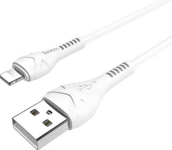 USB кабель HOCO X37 USB - Lightning 0,50м БIЛИЙ