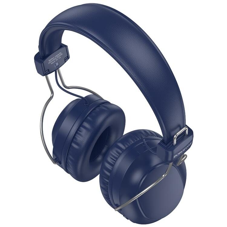 Бездротові повнорозмірні навушники BOROFONE BO33, blue