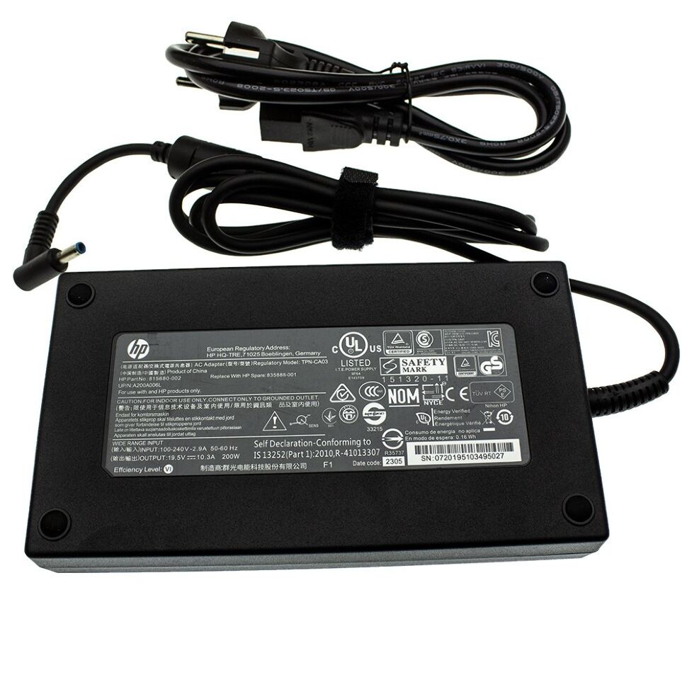 Блок живлення для ноутбука HP 200W 19.5V 10.3A (4.5*3.0 мм, PIN) (БЕЗ НАКЛЕЙКИ) Блок живлення для ноутбука HP 200W 19.5V 10.3A (4.5*3.0 мм, PIN) (БЕЗ НАКЛЕЙКИ)
