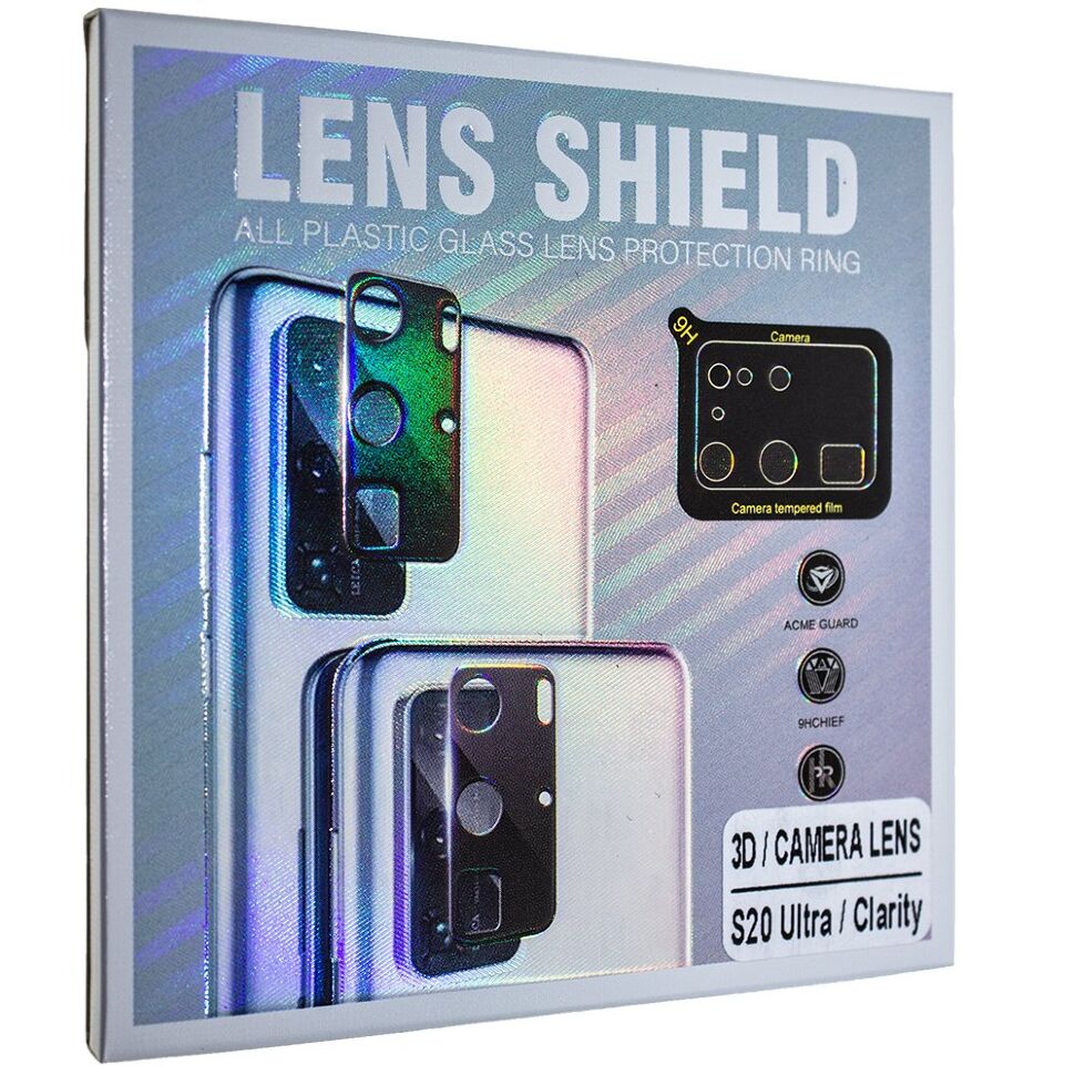 Захисне скло для камери 3D LENS SHIELD SAMSUNG G988 Galaxy S20 ULTRA чорний Захисне скло для камери 3D LENS SHIELD SAMSUNG G988 Galaxy S20 ULTRA чорний