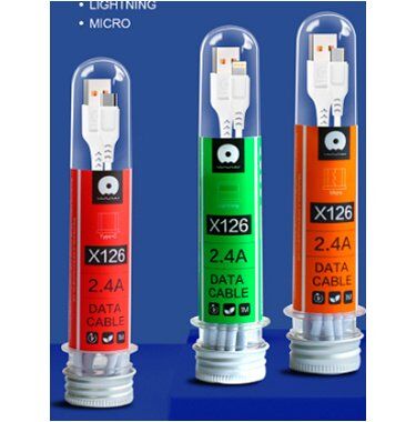 Кабель USB WUW X126 USB - Type-C 2,4A (60) Кабель USB WUW X126 USB - Type-C 2,4A (60)