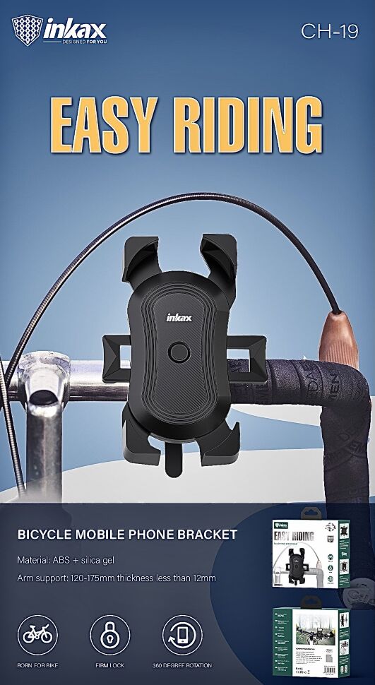 Holder INKAX CH-19 для вело-мото транспорту Holder INKAX CH-19 для вело-мото транспорту