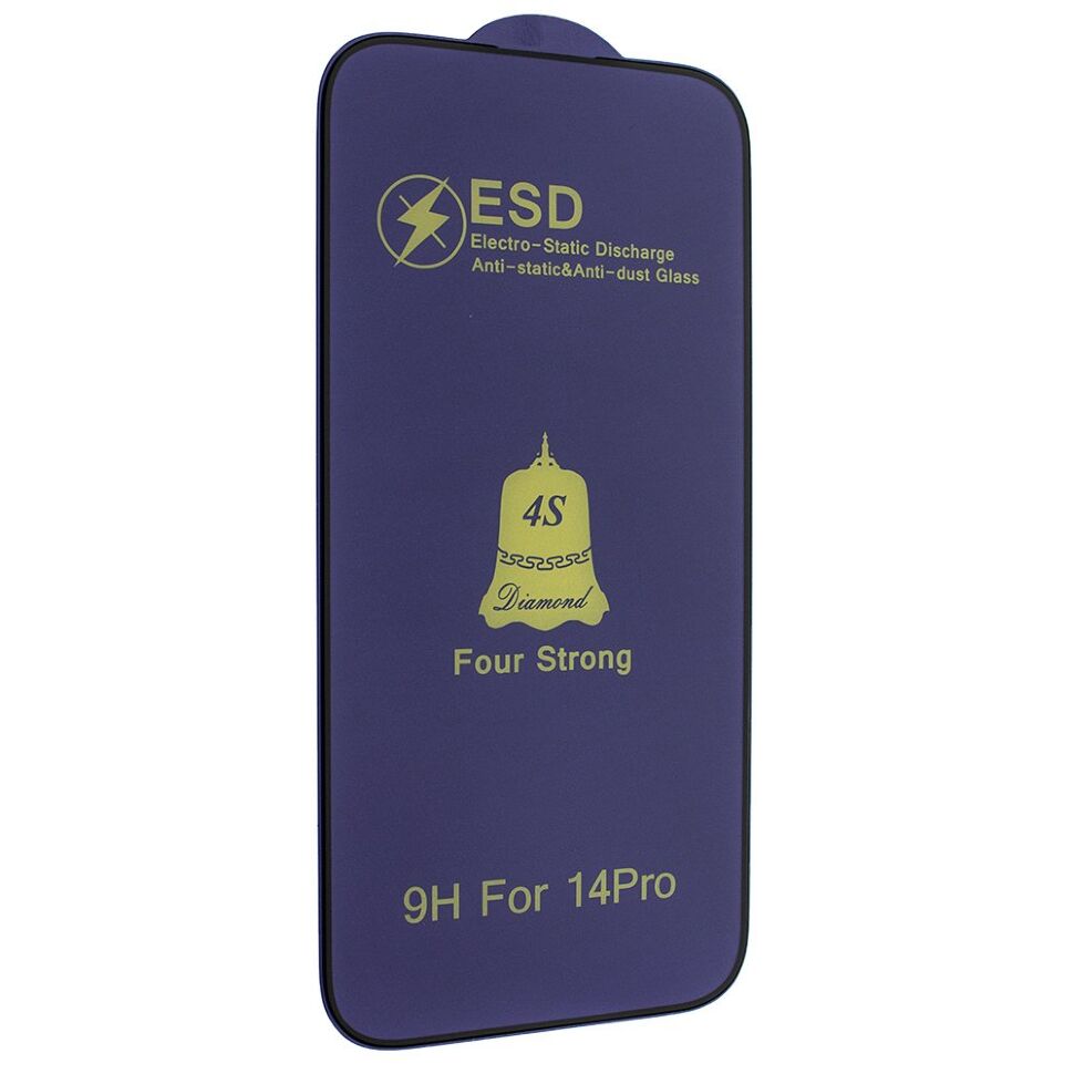Захисне скло 4S DIAMOND ESD FOUR STRONG APPLE iPhone 14 PRO | 15 | 16 Захисне скло 4S DIAMOND ESD FOUR STRONG APPLE iPhone 14 PRO | 15 | 16