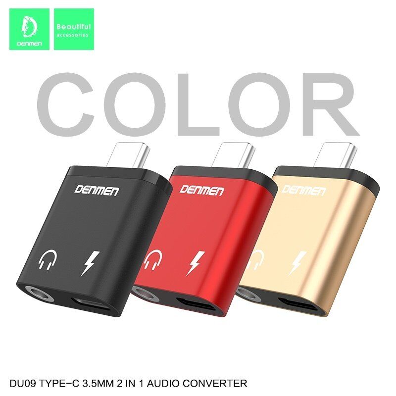 AUX ПЕРЕХІДНИК Denmen DU09 Type-C - jack 3.5 мм + ЗАРЯДКА FOR ANDROID / MAC AUX ПЕРЕХІДНИК Denmen DU09 Type-C - jack 3.5 мм + ЗАРЯДКА FOR ANDROID / MAC