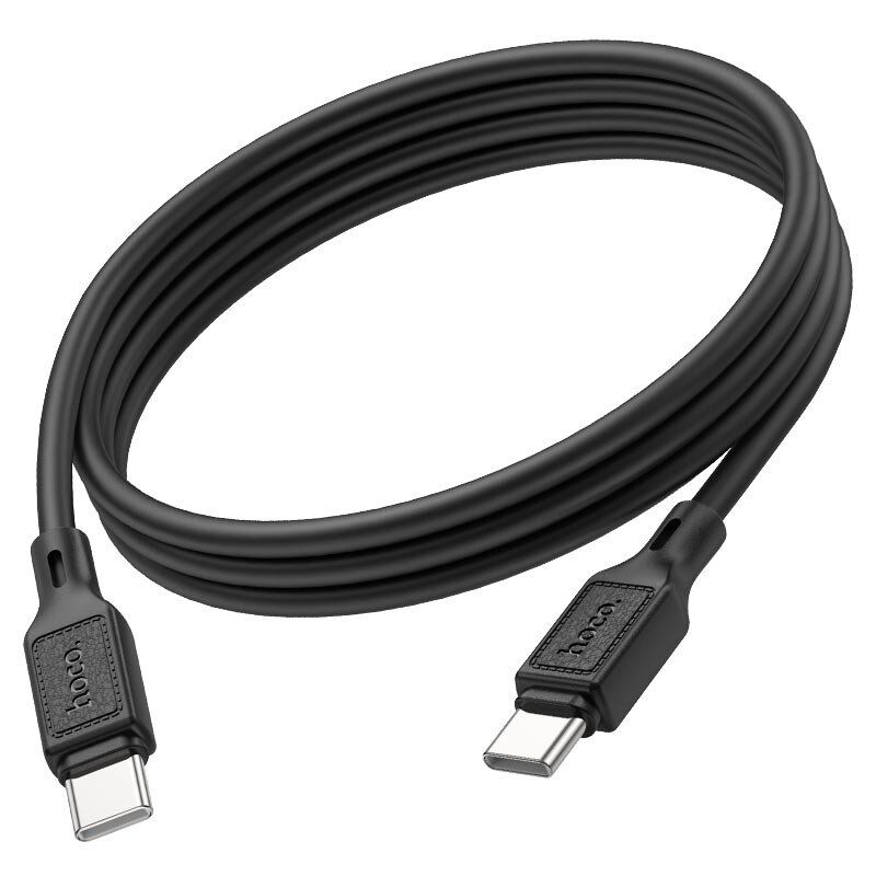 USB-C кабель HOCO X90 silicone 60W Type-C - Type-C 1 MЕТР ЧОРНИЙ USB-C кабель HOCO X90 silicone 60W Type-C - Type-C 1 MЕТР ЧОРНИЙ